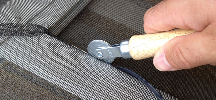 metal screen door repair in Orange Cove